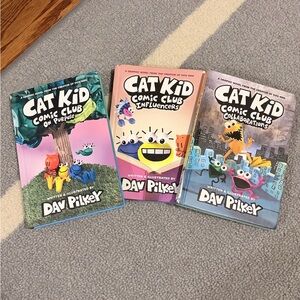 Cat Kid Comic Club Book Set by